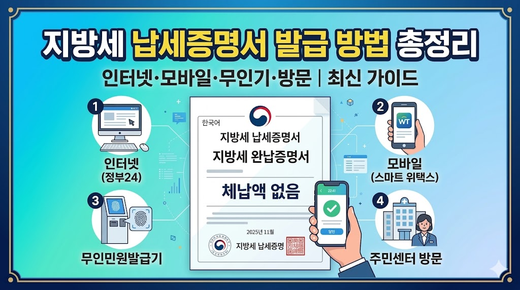 지방세 납세증명서