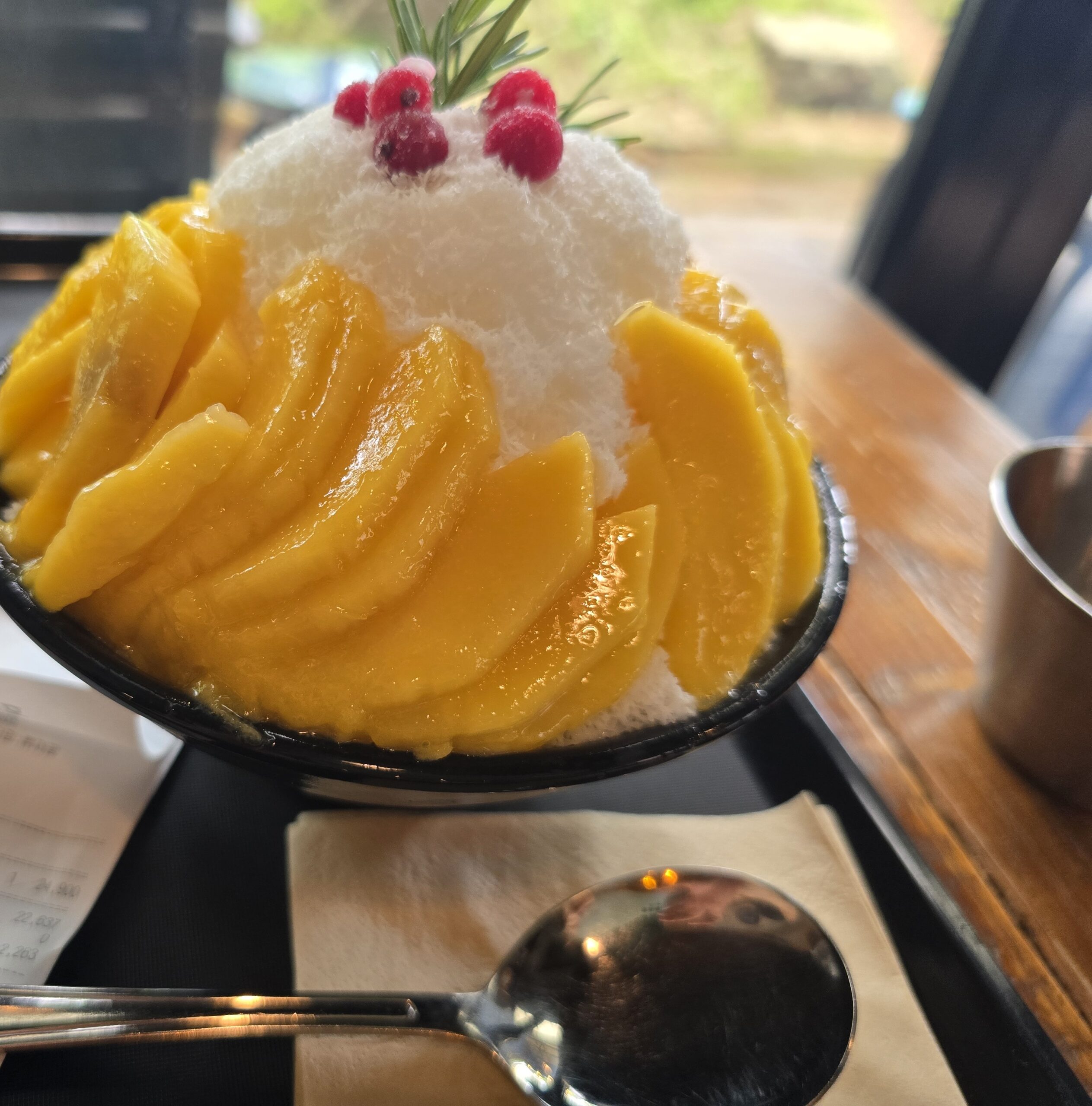 파주 먹통커피 생망고빙수