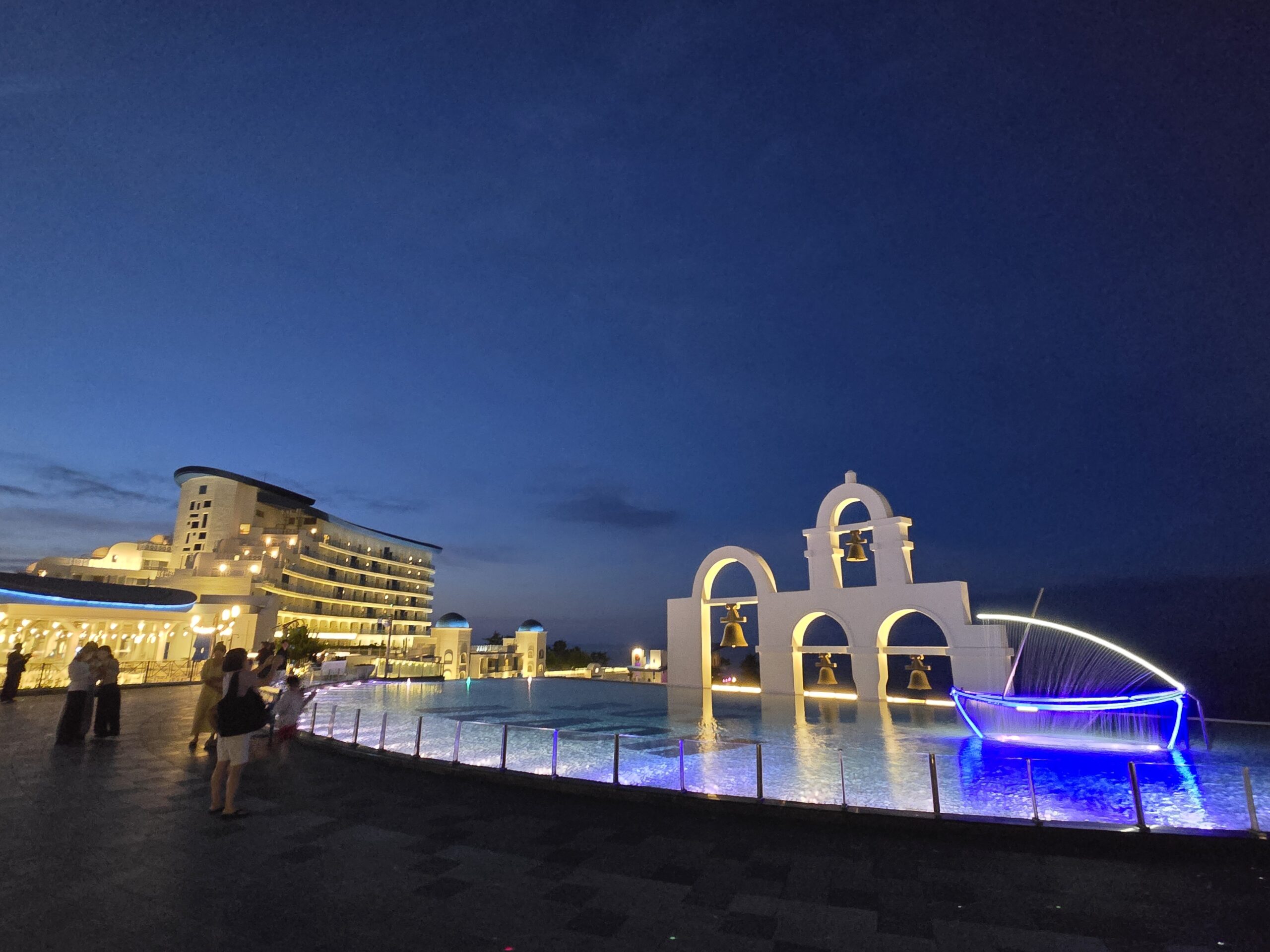삼척 쏠비치 인피니티풀 야경 조명
